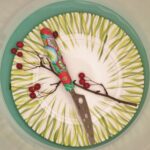 Messer Bunter Griff, Handarbeit, Unikat, Besteck, fröhlich,