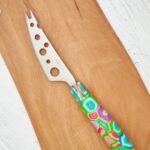 Messer Bunter Griff, Handarbeit, Unikat, Besteck, fröhlich,