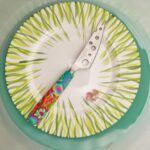 Messer Bunter Griff, Handarbeit, Unikat, Besteck, fröhlich,